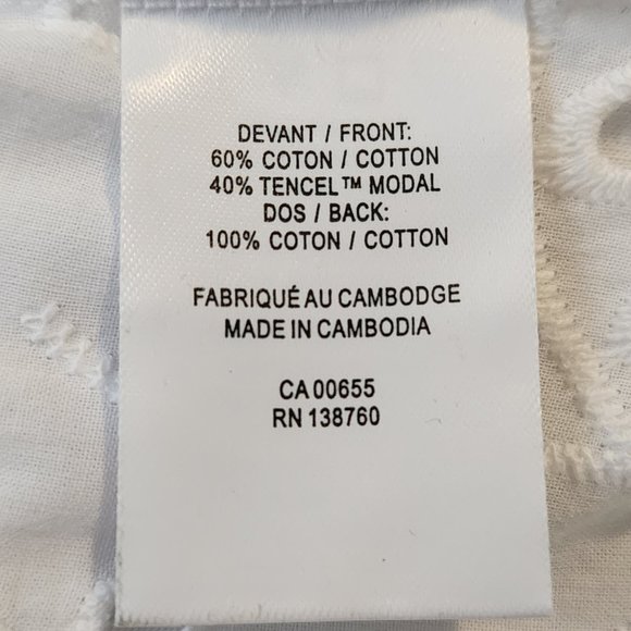 Reitmans White Sleeveless Top, Size 3X, NWT - Picture 4 of 5